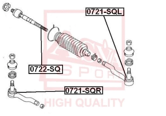 Tie Rod End (0721-SQR)
