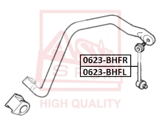 Link/Coupling Rod, stabiliser bar (0623-BHFR)