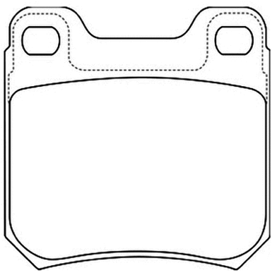 Brake Pad Set, disc brake (AKD-1229)