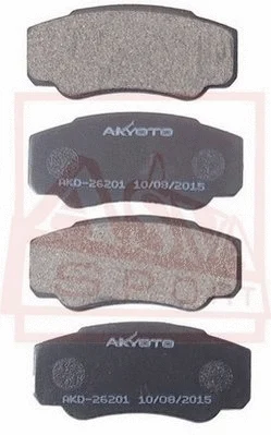 Brake Pad Set, disc brake (AKD-26201)