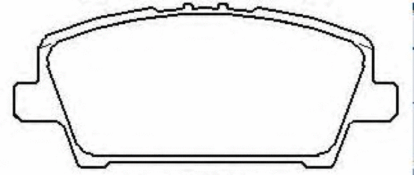 Brake Pad Set, disc brake (AKD-8032)