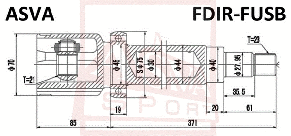 Joint Kit, drive shaft (FDIR-FUSB)