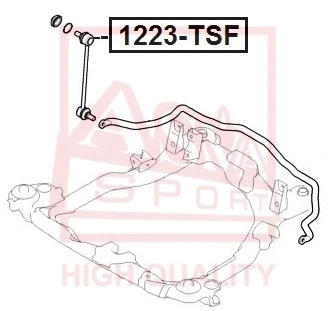 Link/Coupling Rod, stabiliser bar (1223-TSF)
