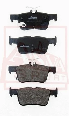 Brake Pad Set, disc brake (AKD-21205)