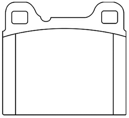 Brake Pad Set, disc brake (AKD-1022)