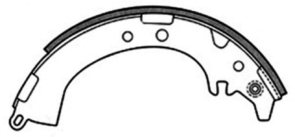 Brake Shoe Set (AKS-2002)