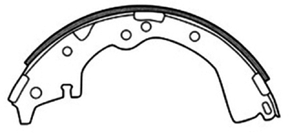 Brake Shoe Set (AKS-2252)