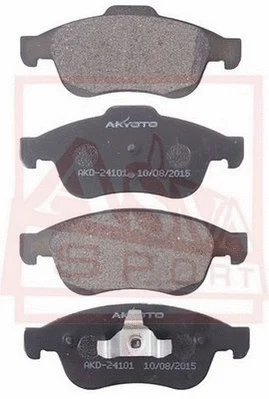 Brake Pad Set, disc brake (AKD-24101)