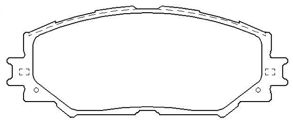 Brake Pad Set, disc brake (AKD-12610)