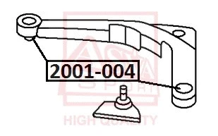 Mounting, control/trailing arm (2001-004)