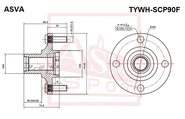 Wheel Hub (TYWH-SCP90F)
