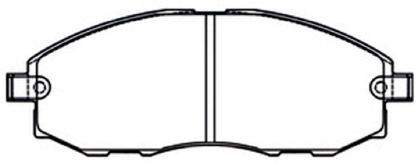 Brake Pad Set, disc brake (AKD-0434)