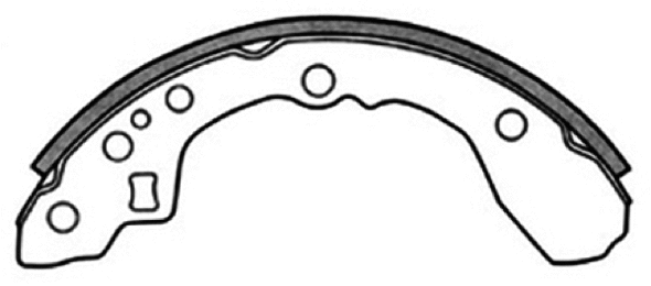 Brake Shoe Set (AKS-3347)