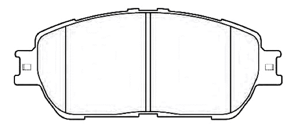 Brake Pad Set, disc brake (AKD-08030)