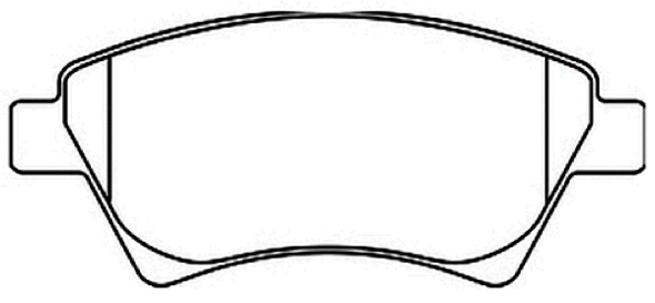 Brake Pad Set, disc brake (AKD-0350)