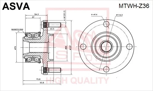 Wheel Hub (MTWH-Z36)