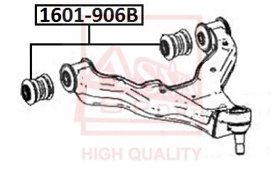 Mounting, control/trailing arm (1601-906B)