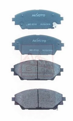 Brake Pad Set, disc brake (AKD-05103)