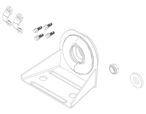 Suspension, propshaft (B-10002-00)