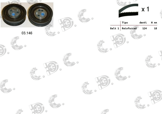 Timing Belt Kit (04.5214)