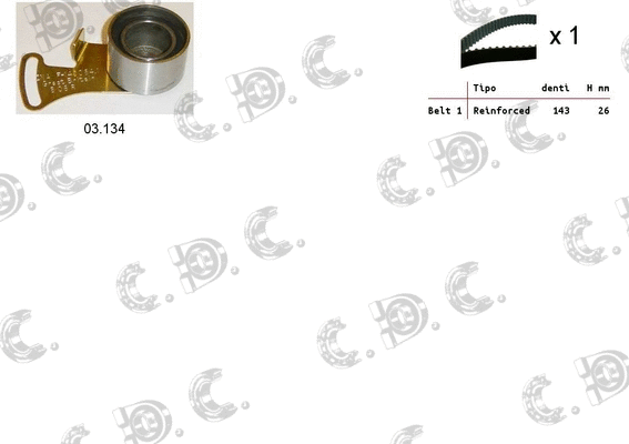 Timing Belt Kit (04.5144)