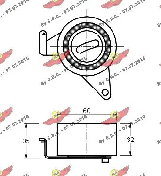 Tensioner Pulley, timing belt