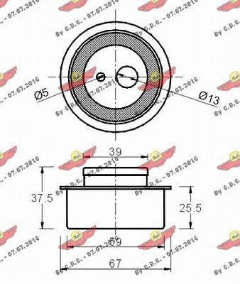 Tensioner Pulley, timing belt