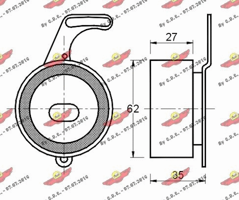 Tensioner Pulley, timing belt