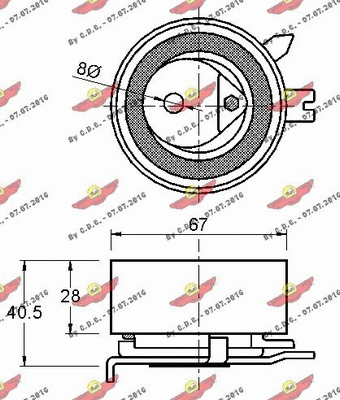 Tensioner Pulley, timing belt