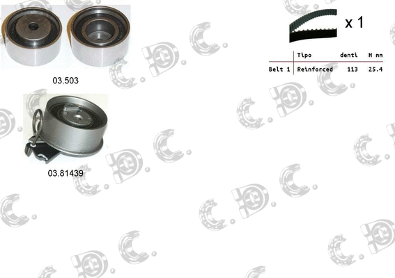 Timing Belt Kit (04.5340)