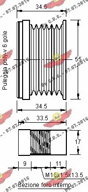 Alternator Freewheel Clutch