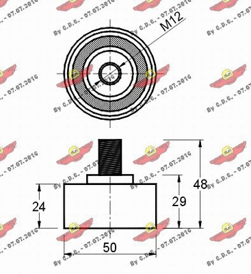 Tensioner Pulley, timing belt