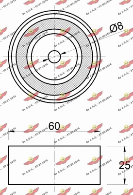Deflection/Guide Pulley, timing belt