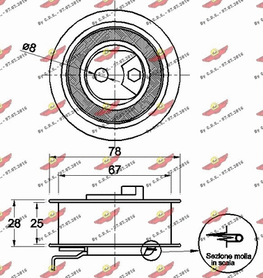 Tensioner Pulley, timing belt