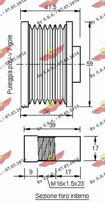Alternator Freewheel Clutch