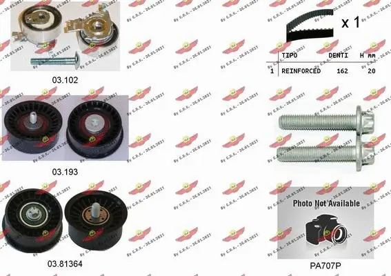 Water Pump & Timing Belt Kit (04.5296PA2)