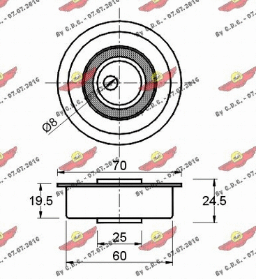 Tensioner Pulley, timing belt