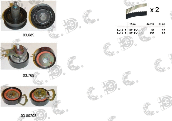 Timing Belt Kit (04.5360)
