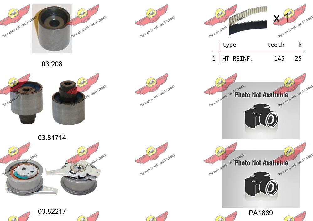 Water Pump & Timing Belt Kit (04.5477PA3)