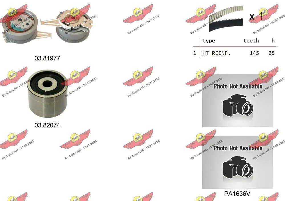 Water Pump & Timing Belt Kit (04.5370PA2)