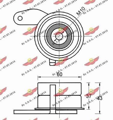 Tensioner Pulley, timing belt