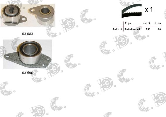 Timing Belt Kit (04.5323)