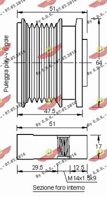 Alternator Freewheel Clutch