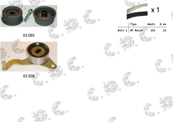 Timing Belt Kit (04.5034)