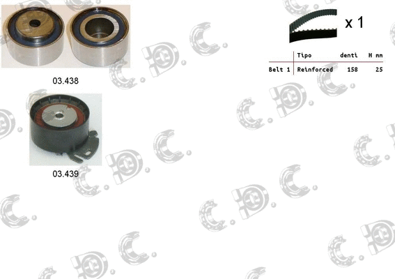 Timing Belt Kit (04.5028)