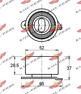 Tensioner Pulley, timing belt