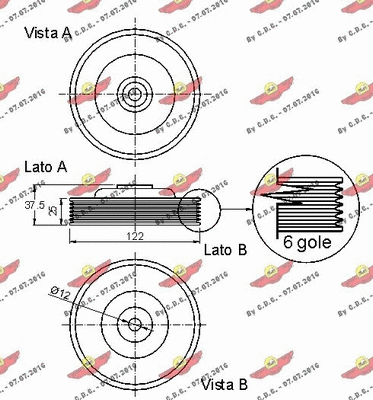 Belt Pulley, crankshaft