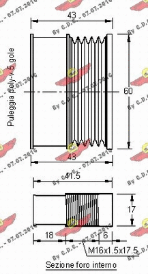 Alternator Freewheel Clutch