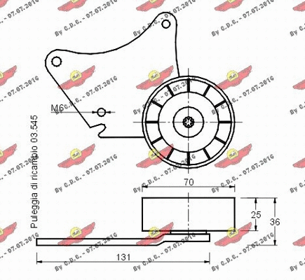 Belt Tensioner, V-ribbed belt