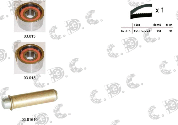 Timing Belt Kit (04.5373)